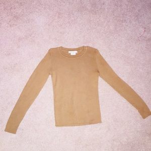 Caramelbaby and child tan sweater